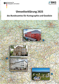 Cover der Umwelterklärung des BKG Cover der Umwelterklärung des BKG