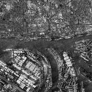 Bild zeigt multitemporale HR-Radaraufnahme Bild zeigt multitemporale HR-Radaraufnahme