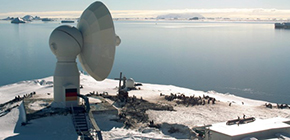 Bild zeigt das Radioteleskop O'Higgins Bild zeigt das Radioteleskop O'Higgins
