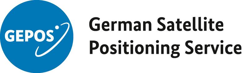 Bild zeigt die Bildwortmarke des Satellitenpositionierungsdienstes GEPOS Bild zeigt die Bildwortmarke des Satellitenpositionierungsdienstes GEPOS